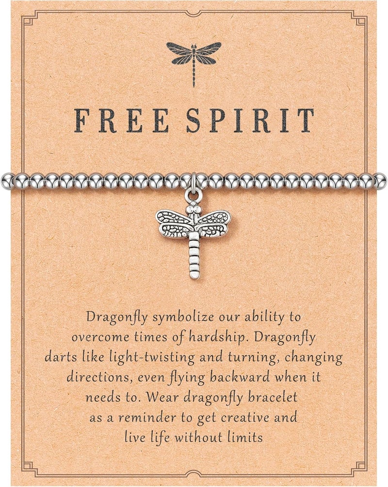 Tarsus Bracelets for Women, Horse/Owl/Butterfly/Hummingbird/Elephant/Turtle/Dragonfly Gifts for Women, Christmas Mothers Day Birthday Gifts - Image 1